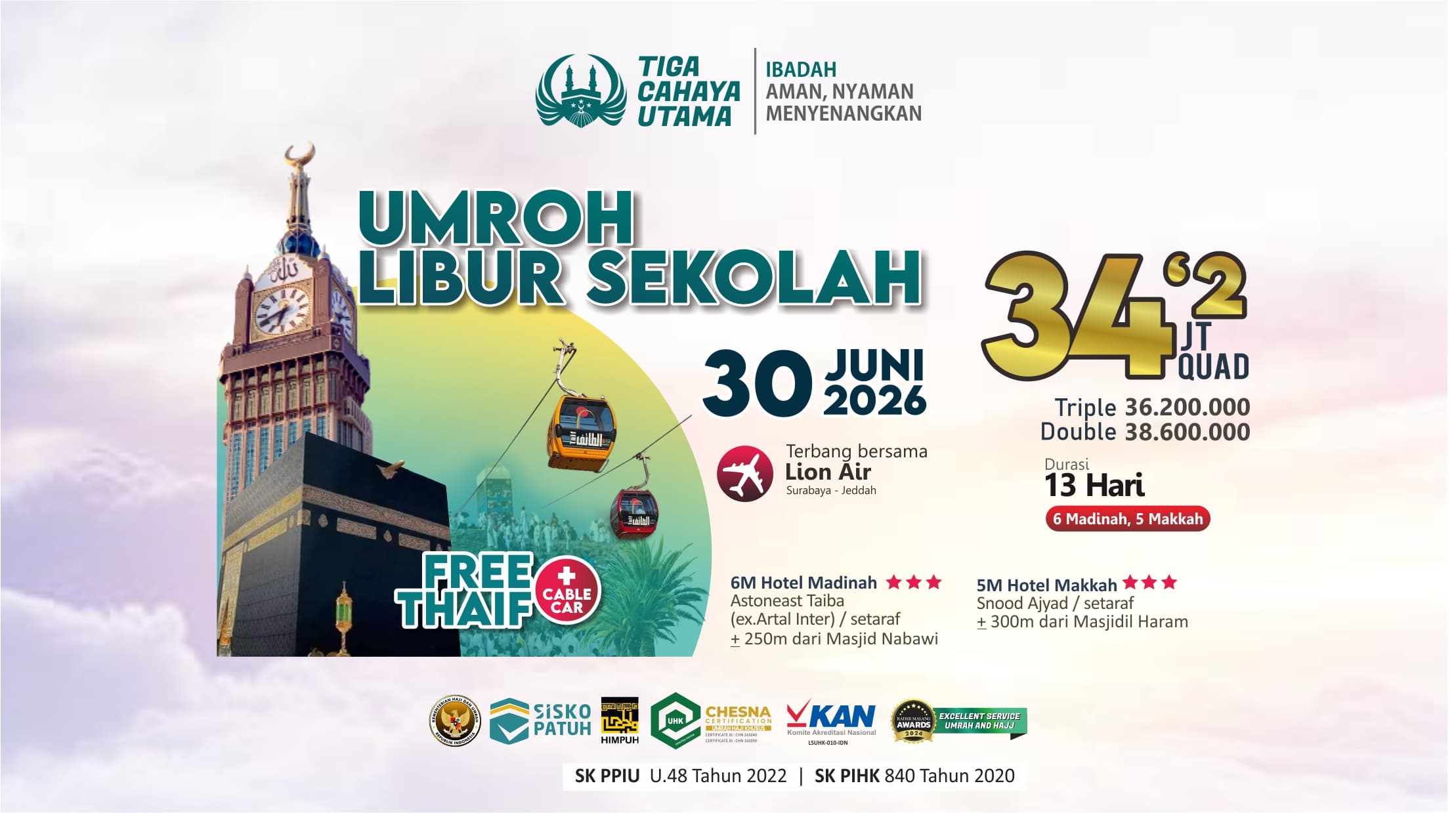 Umroh Libur Sekolah